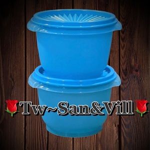 TUPPERWARE SERVALIER BOWLS (2) 20 OZ